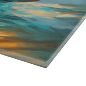 ケアンテリアビーチサーフィン絵画ズ カッティングボード (角)