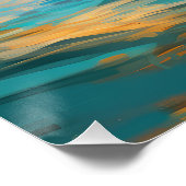 ケアンテリアビーチサーフィン絵画ズ ポスター (コーナー)