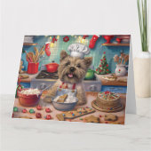 ケアンテリアホリデーベーキング:フェスティバルクリスマス カード (正面)