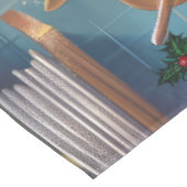 ケアンテリアホリデーベーキング:フェスティバルクリスマス テーブルクロス (アングル)