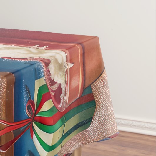 ケアンテリアホリデーベーキング:フェスティバルクリスマス テーブルクロス (インサイチュ)