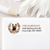 ケアンテリアードッグオータムリース ラベル (インサイチュ)