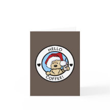 ケアンテリア コーヒー好き クリスマスカード