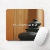 ケアン瞑想の石と木材 マウスパッド (マウス)