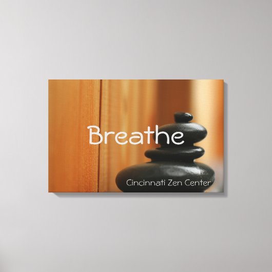 ケアン瞑想石 キャンバスプリント (正面)