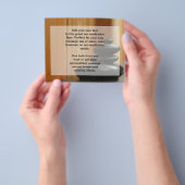 ケアン瞑想石 チラシ (手)