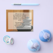 ケアン瞑想石 チラシ (シングル)