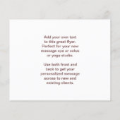 ケアン瞑想石 チラシ (裏面)