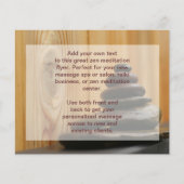 ケアン瞑想石 チラシ (正面)