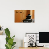 ケアン瞑想石 ポスター (ホームオフィス)