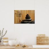 ケアン瞑想石 ポスター (キッチン)