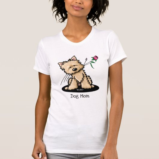 ケアン・テリアのママ Tシャツ (正面)