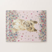 ケアン・テリアの犬のゲーム ジグソーパズル (横)