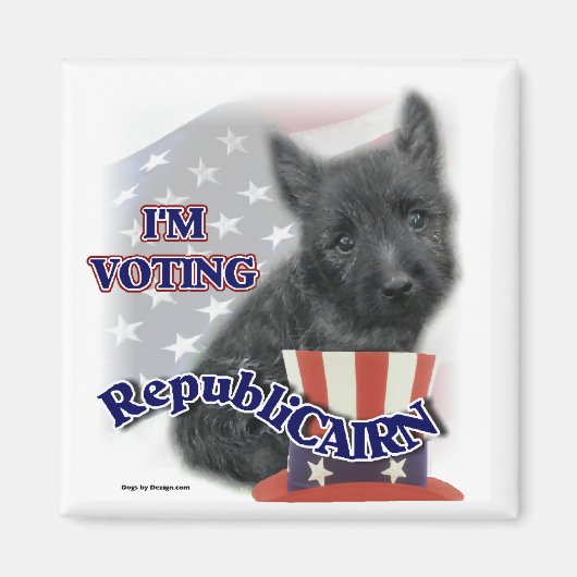 ケアン・テリアギフト マグネット (正面)