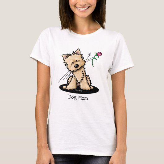 ケアン・テリアードッグ母Tシャツ Tシャツ (正面)