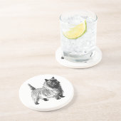 ケアン・テリアードッグ コースター (側面)