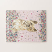 ケアン・テリア犬のゲーム ジグソーパズル (横)