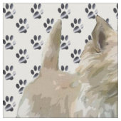 ケアン・テリア犬の品種のファブリック ファブリック (クローズアップ)