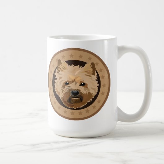 ケアン・テリア犬 コーヒーマグカップ (右)