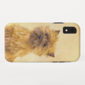 ケアン・テリア絵画ズ – かわいいオリジナルドッグアート Case-Mate iPhoneケース (裏面(横))