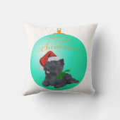 ケアン・テリア クリスマス オーナメント クッション (裏面)
