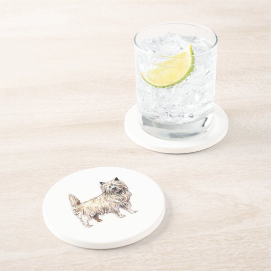 ケアン・テリア コースター (側面)