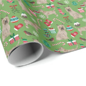ケアン・テリア・ドッグ・クリスマス ラッピングペーパー (ロールコーナー)