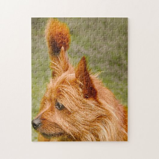 ケアン・テリア・ドッグ。 ジグソーパズル (縦)