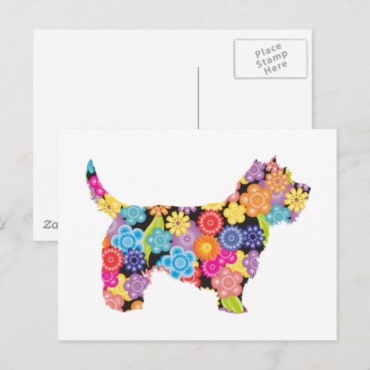 ケアン・テリア ポストカード (正面/裏面)