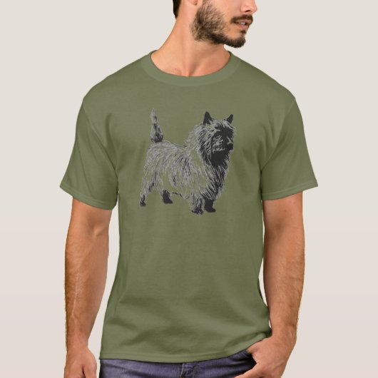 ケアン・テリア - ヴィンテージ Tシャツ (正面)