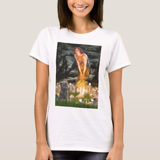 ケアン・テリア (子虎毛 21) - 夏至の前夜祭 Tシャツ (正面)