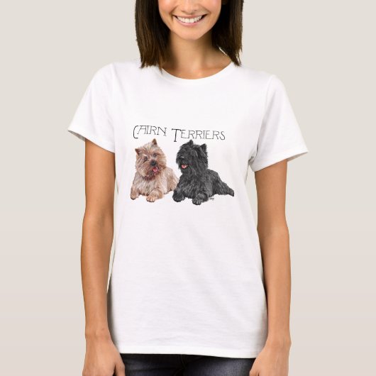 ケアン・テリア Tシャツ (正面)