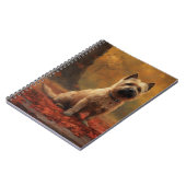 ケアン・テリアin紅葉秋インスパイア ノートブック (左側)