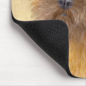 ケアン·テリ絵画アーズ-かわいいオリジナルのドッグアート マウスパッド (コーナー)