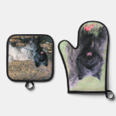 ケアン 鍋つかみ&鍋敷きセット (正面)