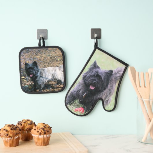 ケアン 鍋つかみ&鍋敷きセット (インサイチュ (吊り下げ))