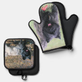 ケアン 鍋つかみ&鍋敷きセット (正面/裏面)