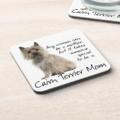 ケアーン・テリアのお母さんのコースター コースター (左側)