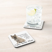 ケアーン・テリアのお母さんのコースター コースター (右側)