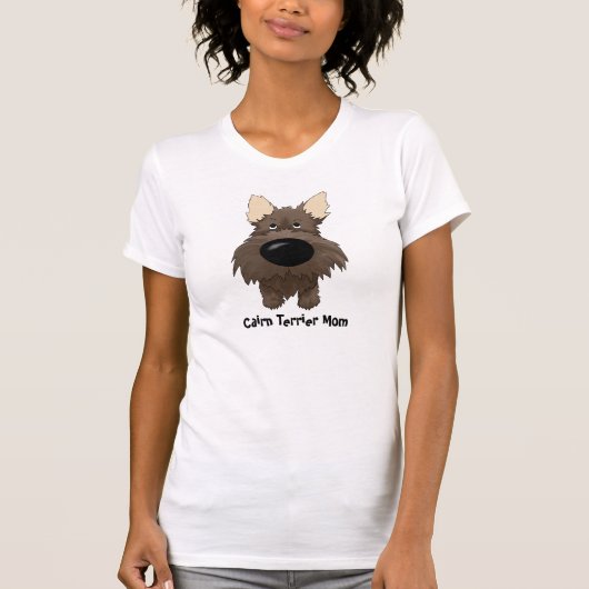 ケアーン・テリアのお母さん Tシャツ (正面)