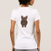 ケアーン・テリアのお母さん Tシャツ (裏面)