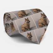 ケアーン・テリアのタイ ネクタイ (ロール)