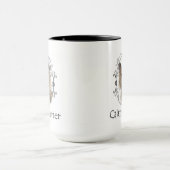 ケアーン・テリアのマグ マグカップ (中央)