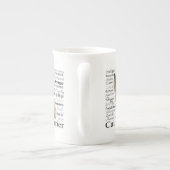 ケアーン・テリアの特性の骨灰磁器のマグ ボーンチャイナマグカップ (裏面)