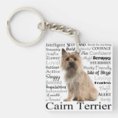 ケアーン・テリアの特性Keychain キーホルダー (正面)