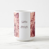 ケアーン・テリアの顔の芸術のマグ コーヒーマグカップ (中央)