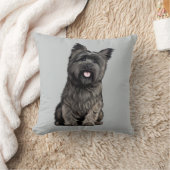 ケアーン・テリア クッション (ブランケット)