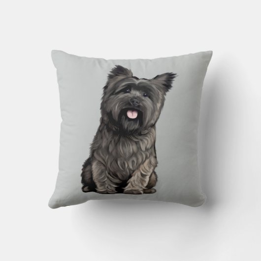 ケアーン・テリア クッション (裏面)