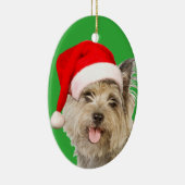 ケアーン・テリア セラミックオーナメント (右)