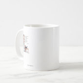 ケアー/ロンドン ジェームズ・ジョイス & 英語は拷問である引用句 コーヒーマグカップ (正面左)